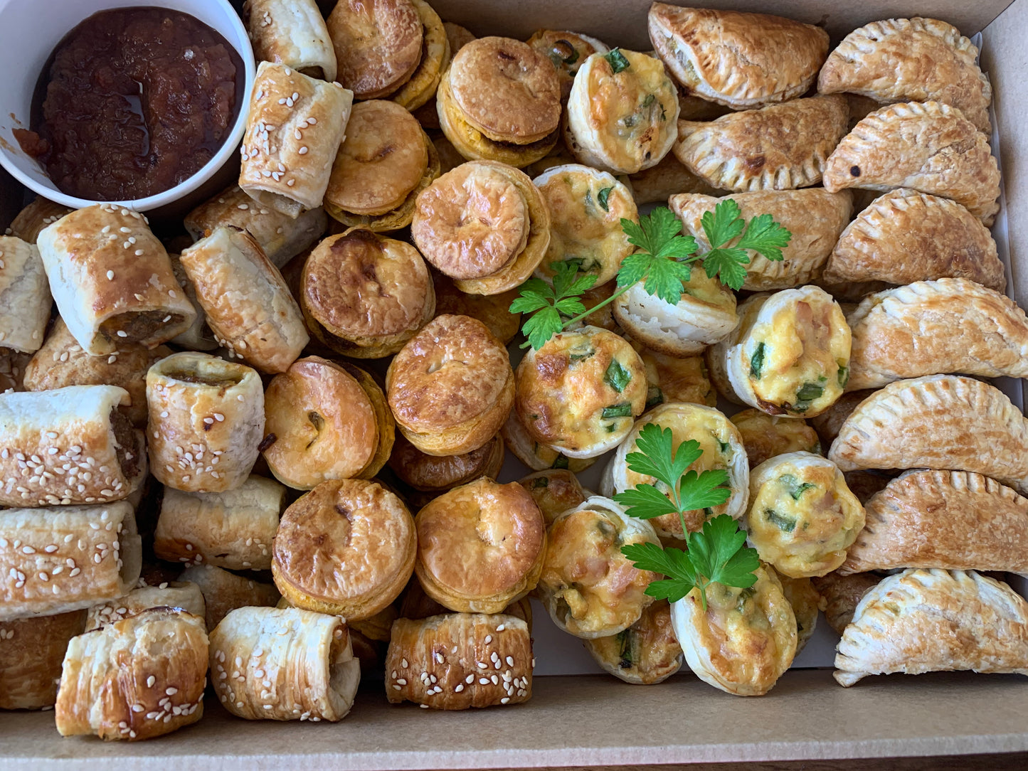 Gertie's homemade bitesized pastries (frozen)